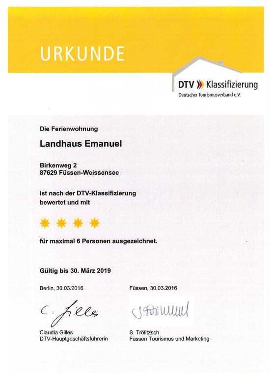 Landhaus Emanuel Füssen Exteriör bild